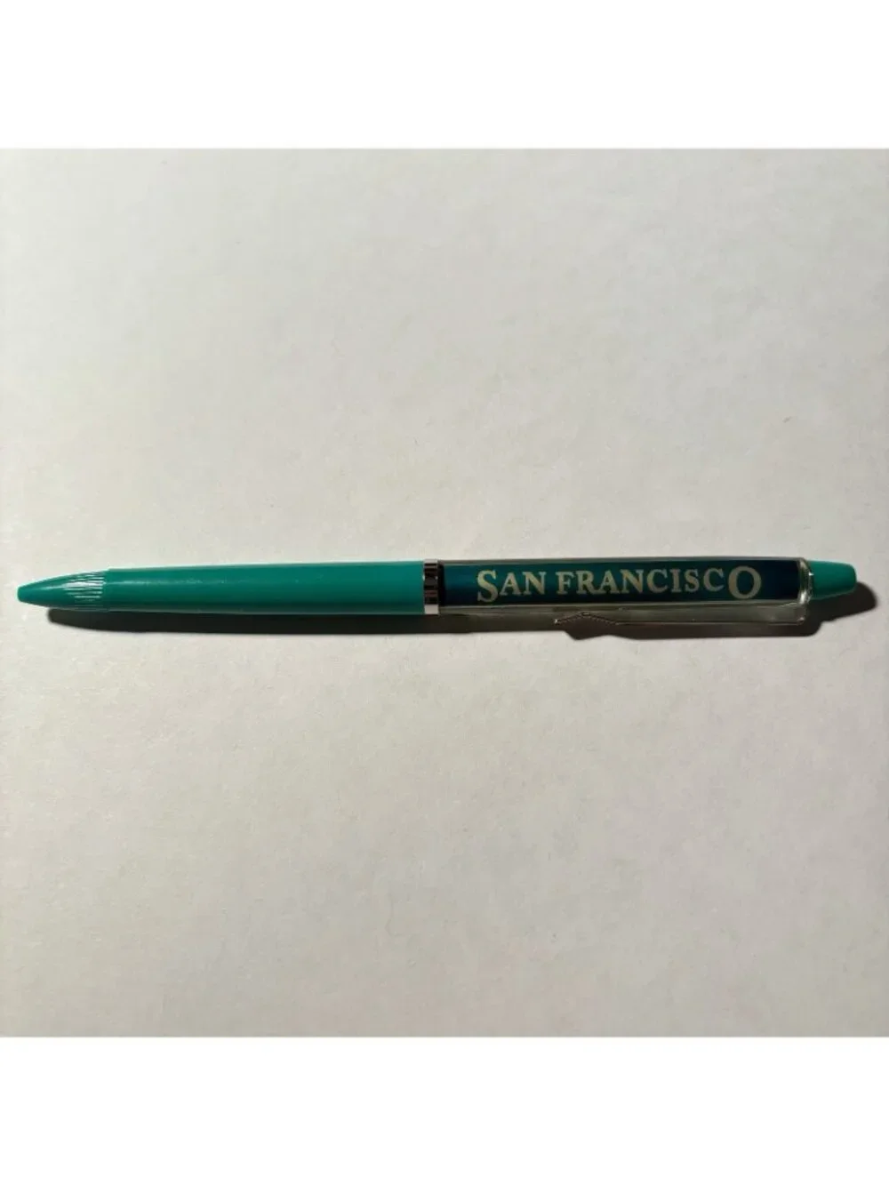 San Francisco California Floaty Pen Cable Car Moves Uphill Souvenir Vintage
